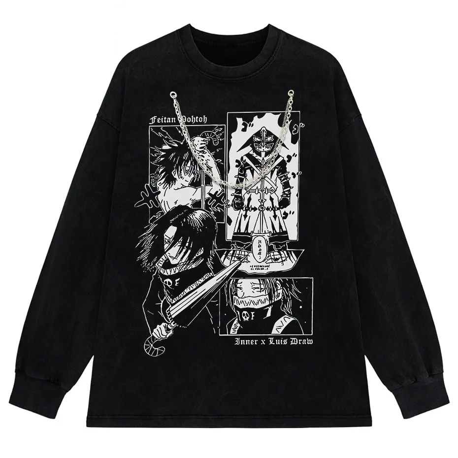 Feitan Anime Casual Cotton Short Sleeve T-Shirt