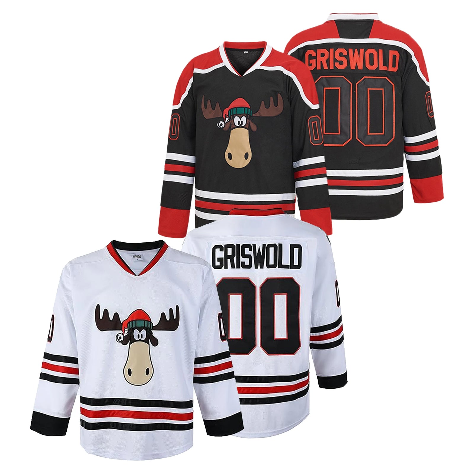 Griswold Number Double Zero Long Sleeve Jersey For Sports Outfits