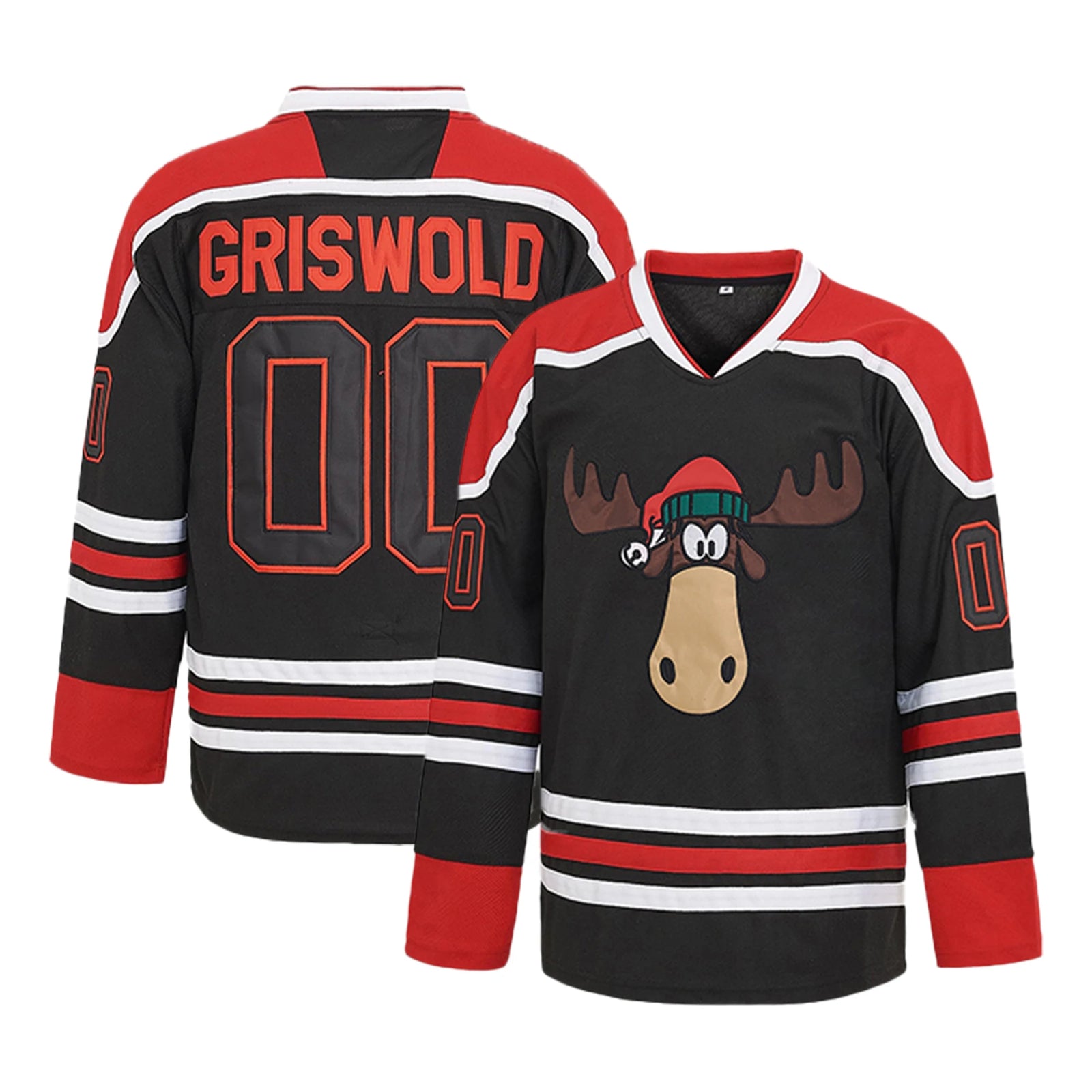 Griswold Number Double Zero Long Sleeve Jersey For Sports Outfits