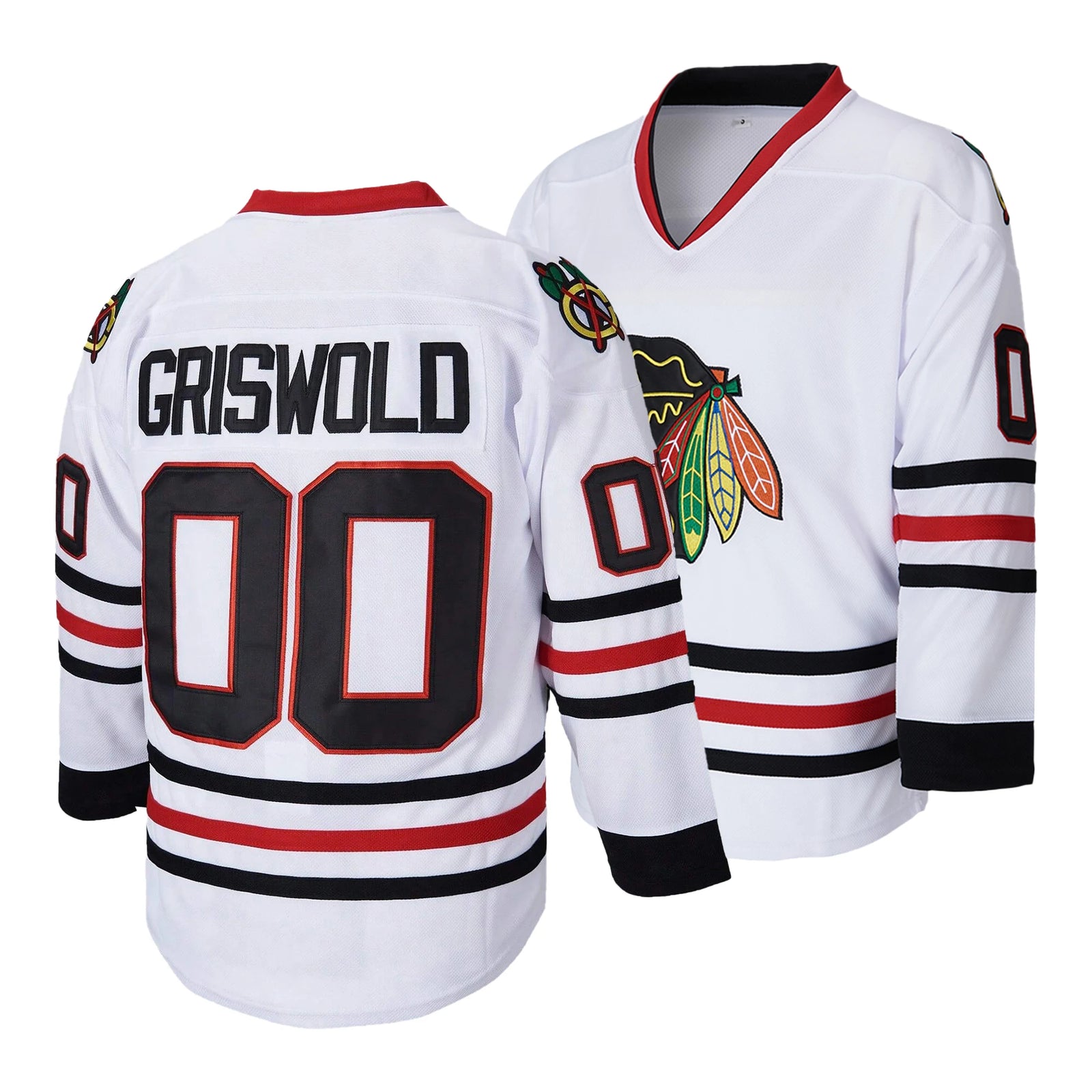 Griswold Number Double Zero Long Sleeve Jersey For Sports Outfits