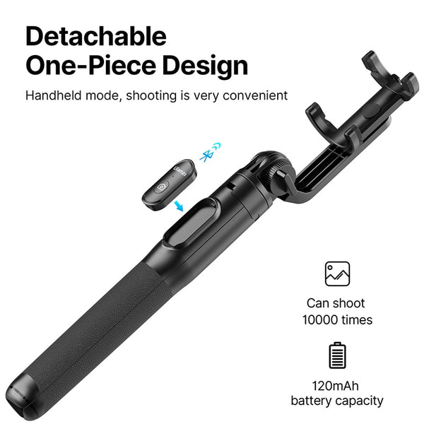 1.5m Bluetooth Wireless Selfie Stick Tripod Monopod for Smartphone GoPro Hero 11 10 9 8 7 insta360 X3 DSLR Camera