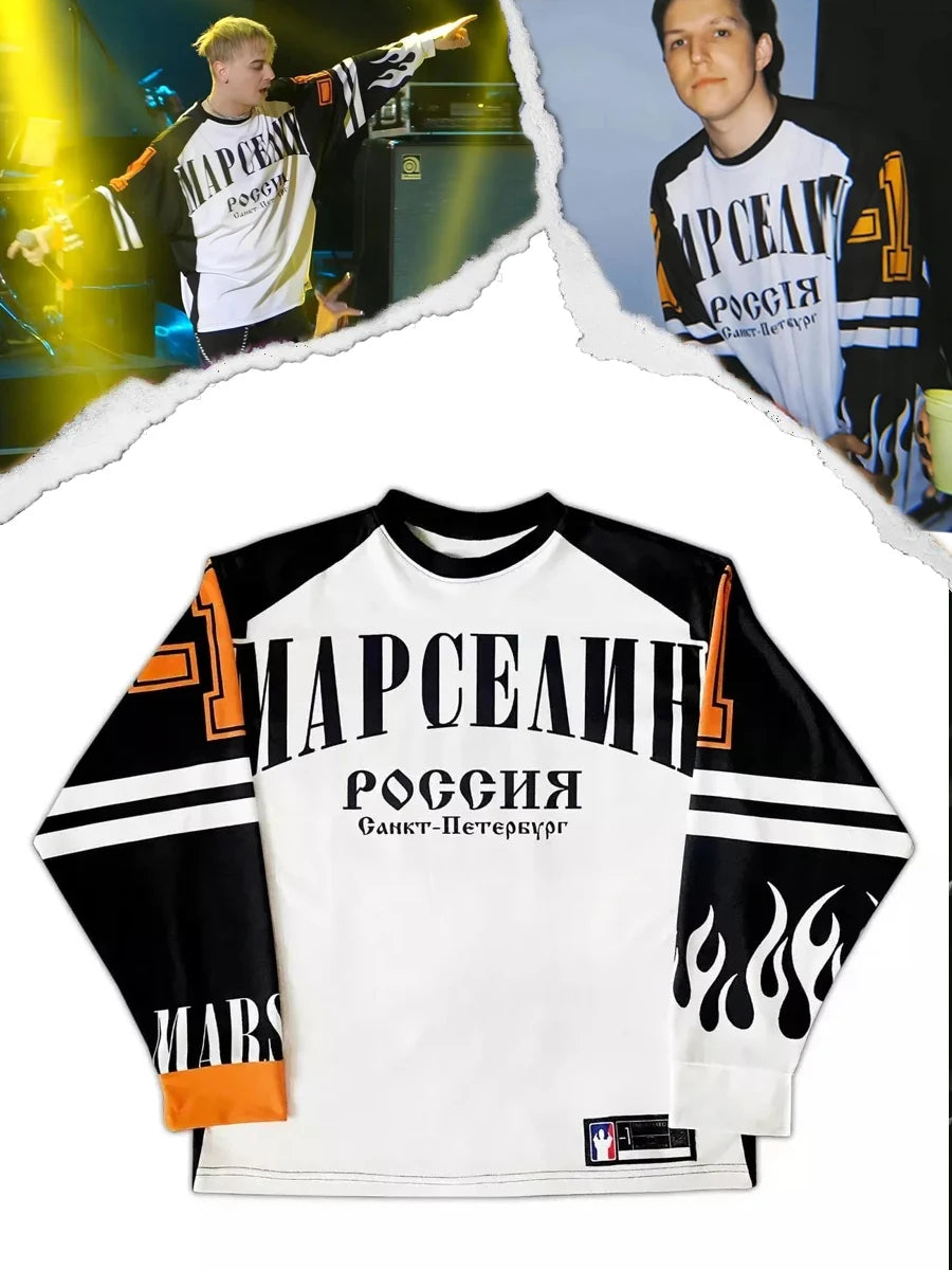 Russia Inspired Graphic Long Sleeve Jacket For Sports Outfits