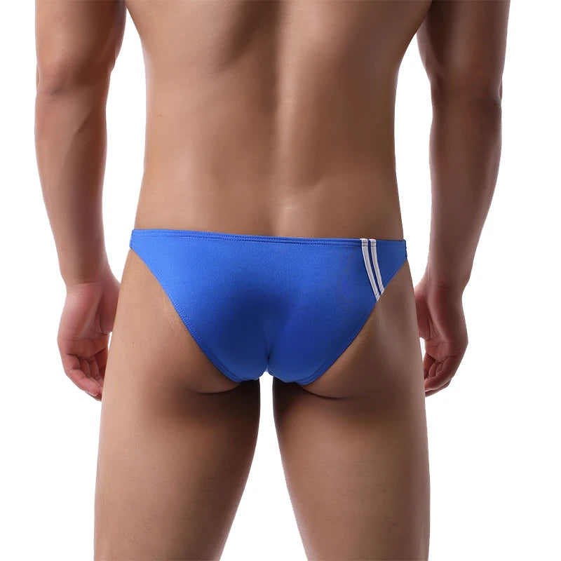 Men's Swimsuit Bottoms in Swim Briefs with a Pouch Front