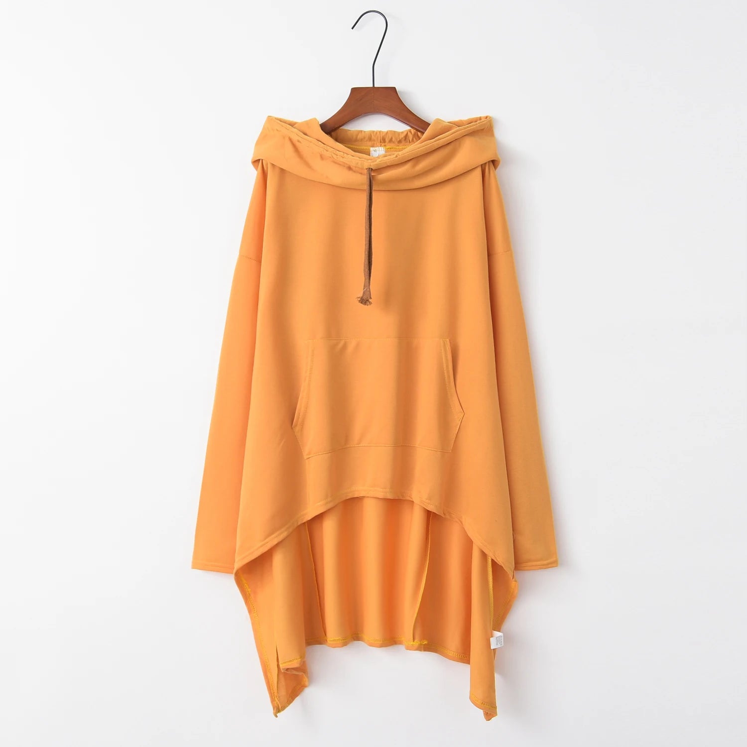 Long Sleeve Casual Hooded Sweatshirt with Relaxed Streetwear Styling