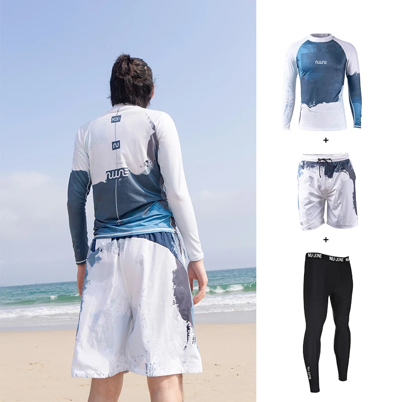 Family Long Sleeve Rash Guard Swimwear Selection