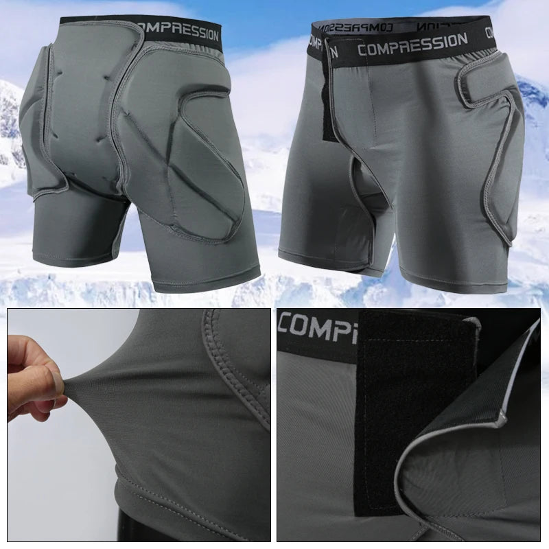 Padded Hip Sports Sports Shorts For Training And Layering