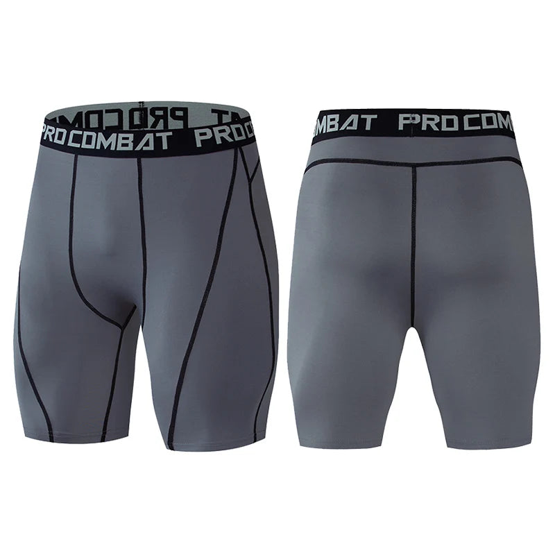 Men's Fitted Training Shorts for Gym and Running