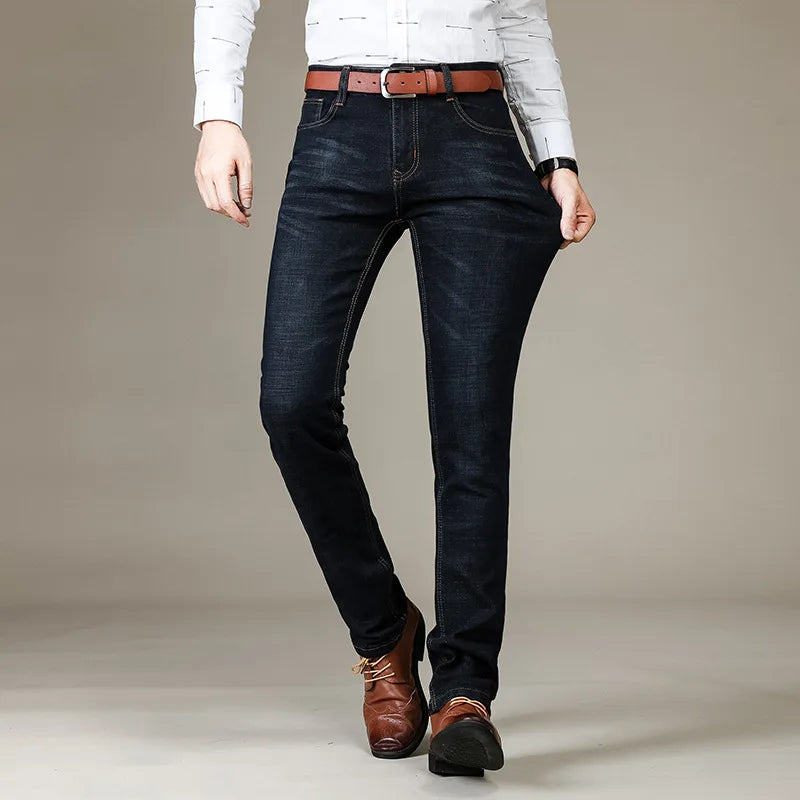 Men's Straight Leg Denim Jeans for Casual Everyday Wear