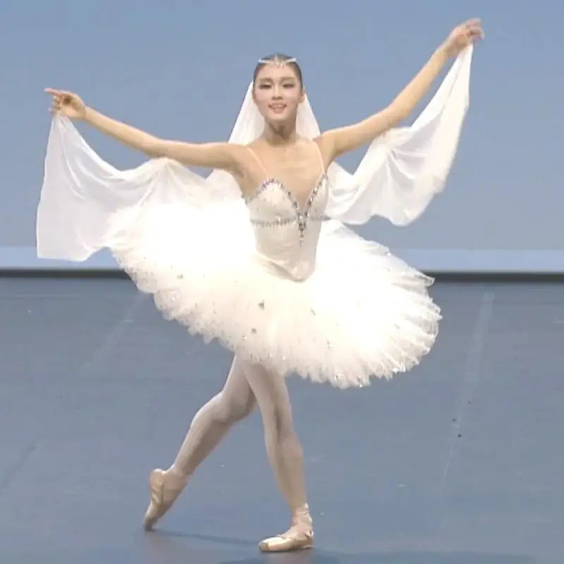 Pancake Ballet Tutu Costume with Decorated Bodice and Multiple Style Options