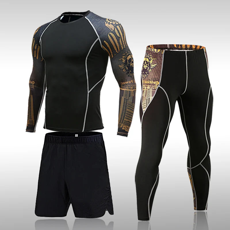 Coordinated Sports Top and Bottom Clothing Set with Style Options