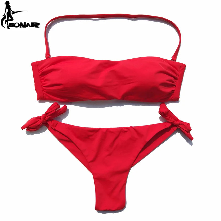 Solid Color Brazilian Bikini