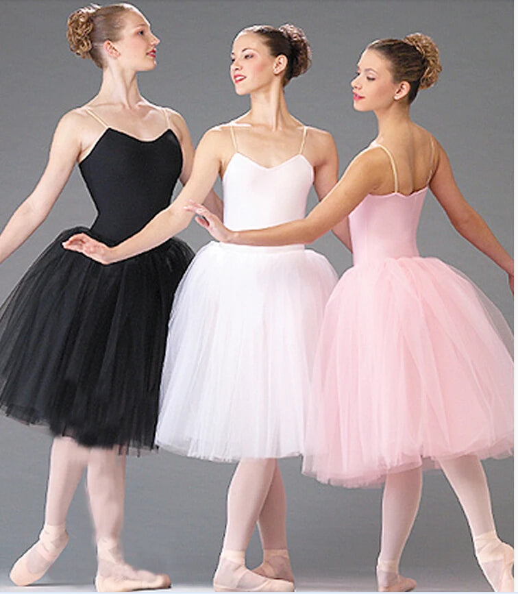 Romantic Ballet Tutu Dress with Camisole Bodice and Child-Adult Size Choices