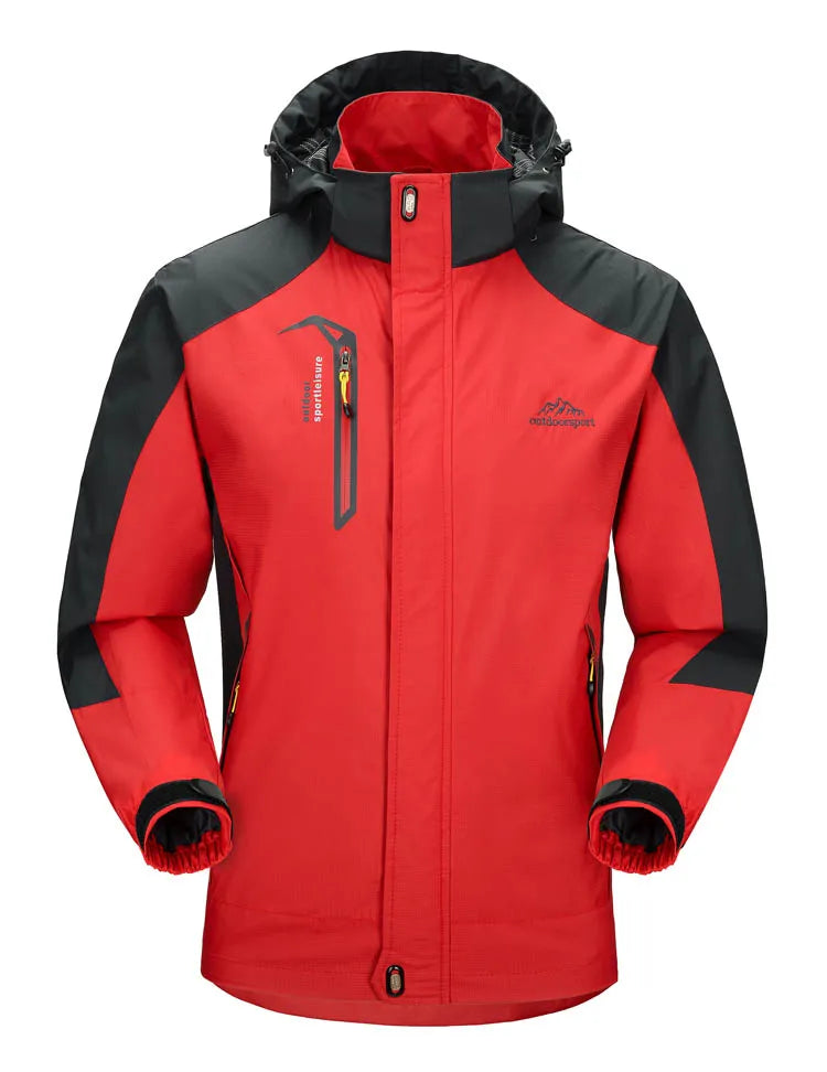 Men's Hooded Contrast Hiking Jacket