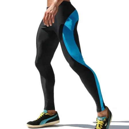 Men's Fitted Training Leggings for Gym and Running