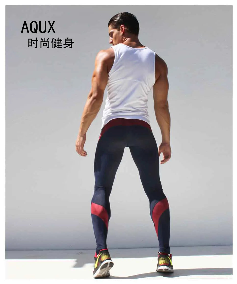 Men's Fitted Training Leggings for Gym and Running