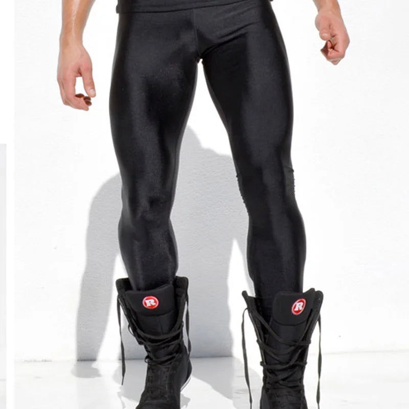 Men's Fitted Training Leggings for Gym and Running