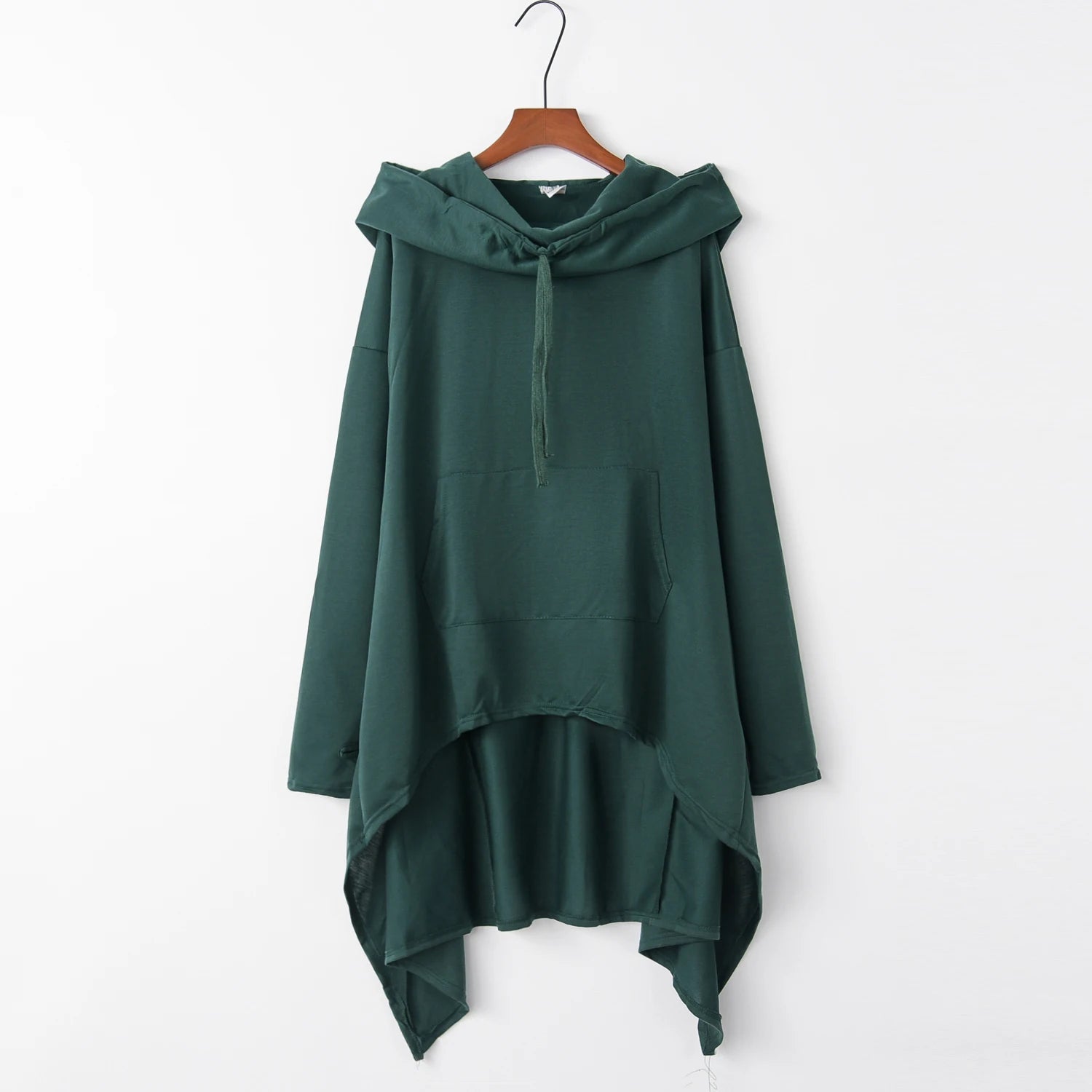 Long Sleeve Casual Hooded Sweatshirt with Relaxed Streetwear Styling