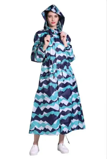 Long Hooded Front Opening Jacket for Layering over Outfits