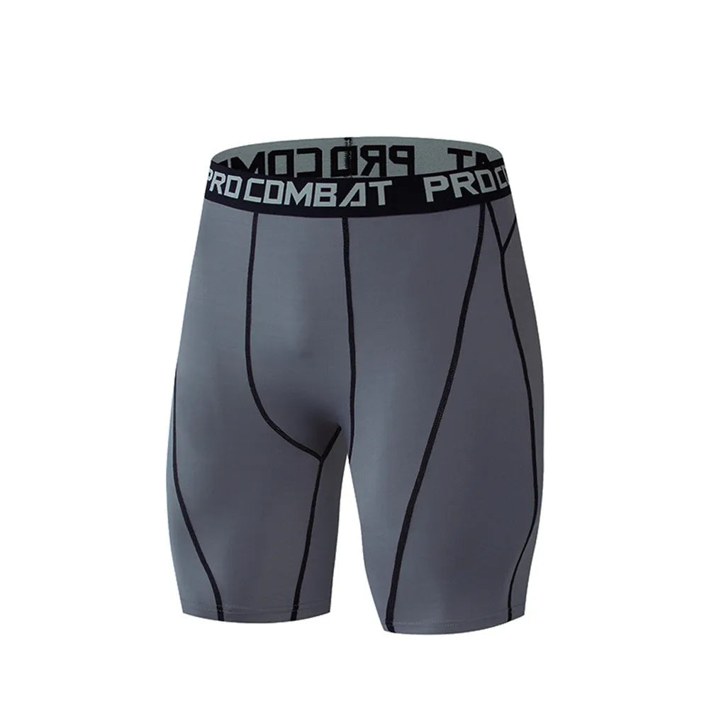 Men's Fitted Training Shorts for Gym and Running