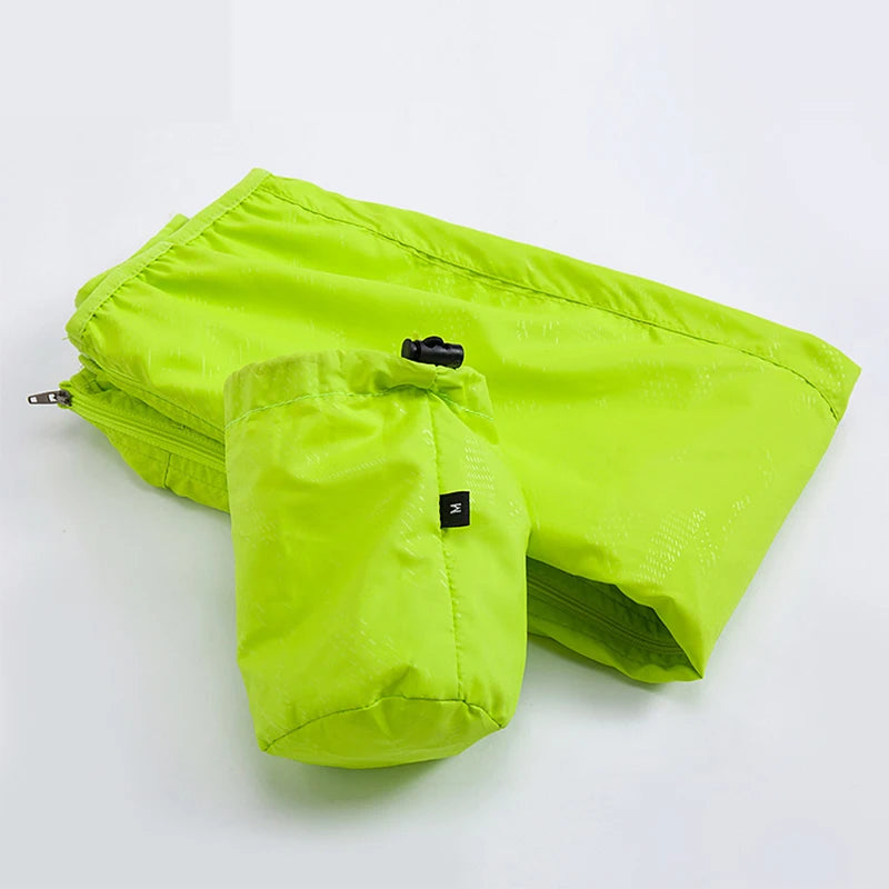 Hooded Long Sleeve Full Zip Outdoor Hiking Jacket with Pockets