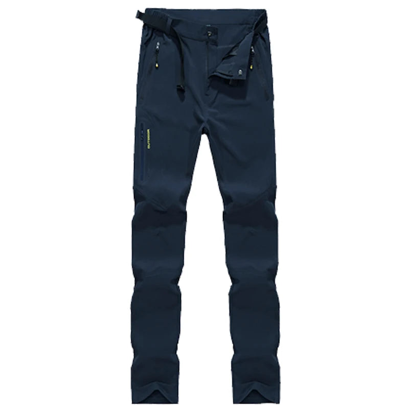 Waterproof Pants Running Pants Stretch Breathable Thin Trousers