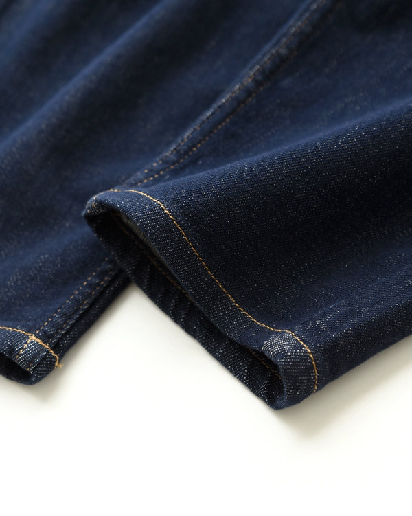 Washed Straight Slim Looking Spring and Autumn Women's Jeans