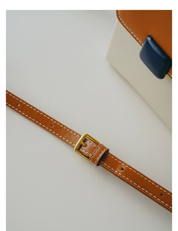 Bag Female Special-Interest Design Contrast Color Crossbody Phone Bag