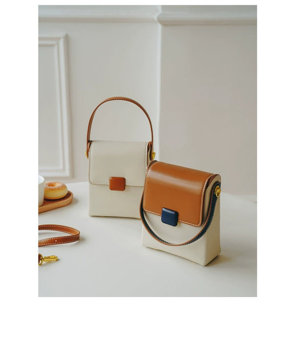 Bag Female Special-Interest Design Contrast Color Crossbody Phone Bag