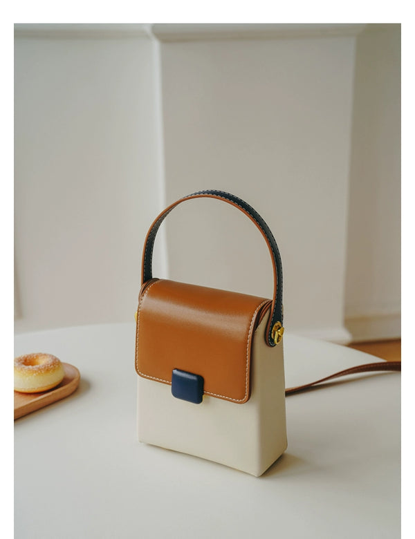 Bag Female Special-Interest Design Contrast Color Crossbody Phone Bag