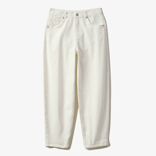 Washed Straight Slim Looking Spring and Autumn Women's Jeans