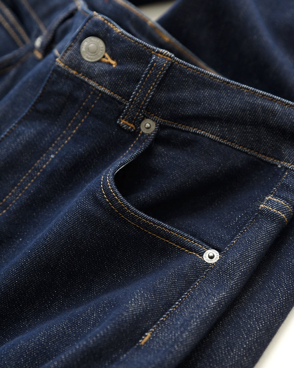 Washed Straight Slim Looking Spring and Autumn Women's Jeans