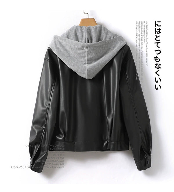 Big Brand Commuter Tail Stitching Hat False Two-Piece Sweaters