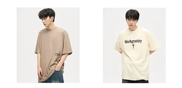 Lang's Hole Niche Ins Trendy Straight Pants Patch