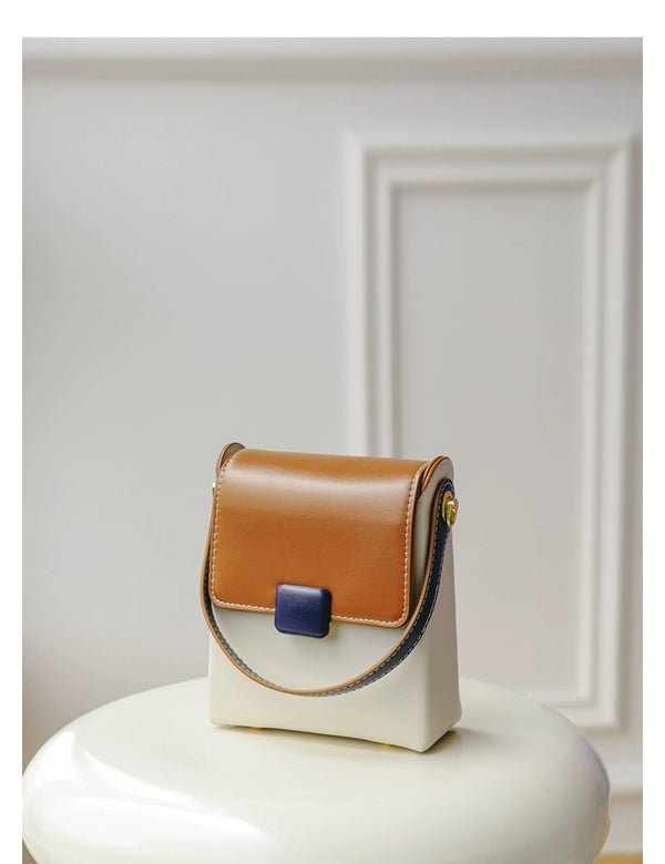 Bag Female Special-Interest Design Contrast Color Crossbody Phone Bag