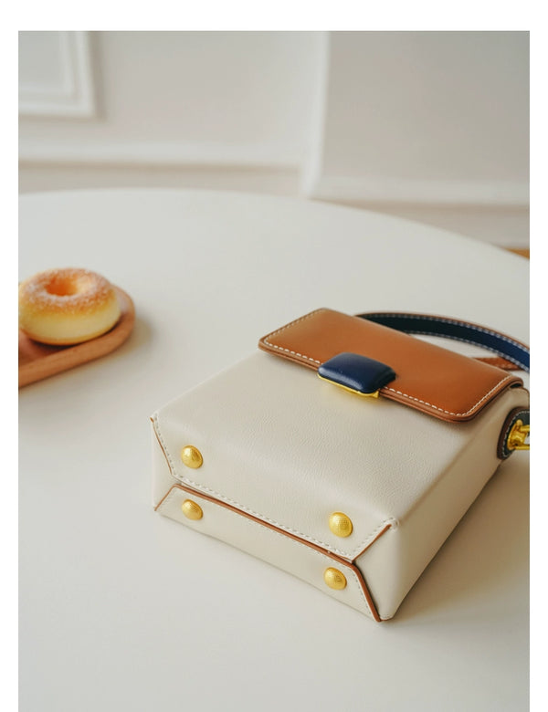 Bag Female Special-Interest Design Contrast Color Crossbody Phone Bag