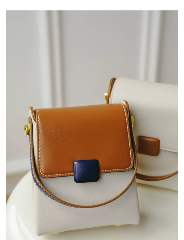 Bag Female Special-Interest Design Contrast Color Crossbody Phone Bag