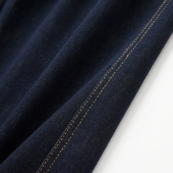 Washed Straight Slim Looking Spring and Autumn Women's Jeans