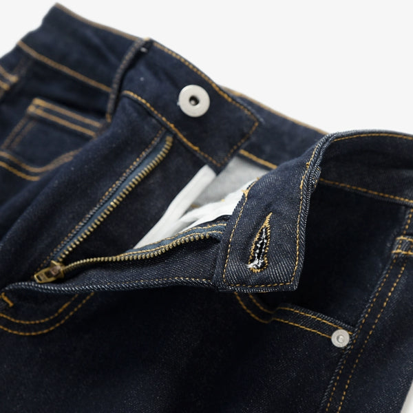 Washed Straight Slim Looking Spring and Autumn Women's Jeans