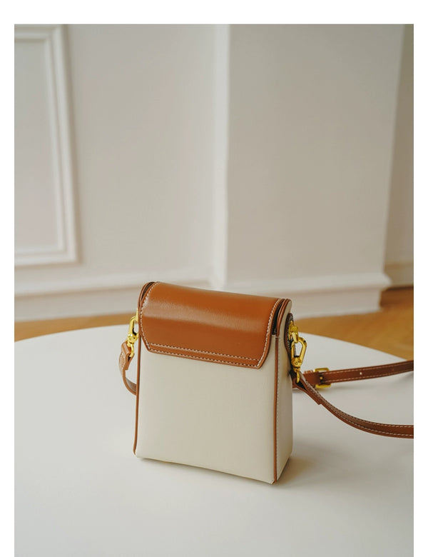 Bag Female Special-Interest Design Contrast Color Crossbody Phone Bag