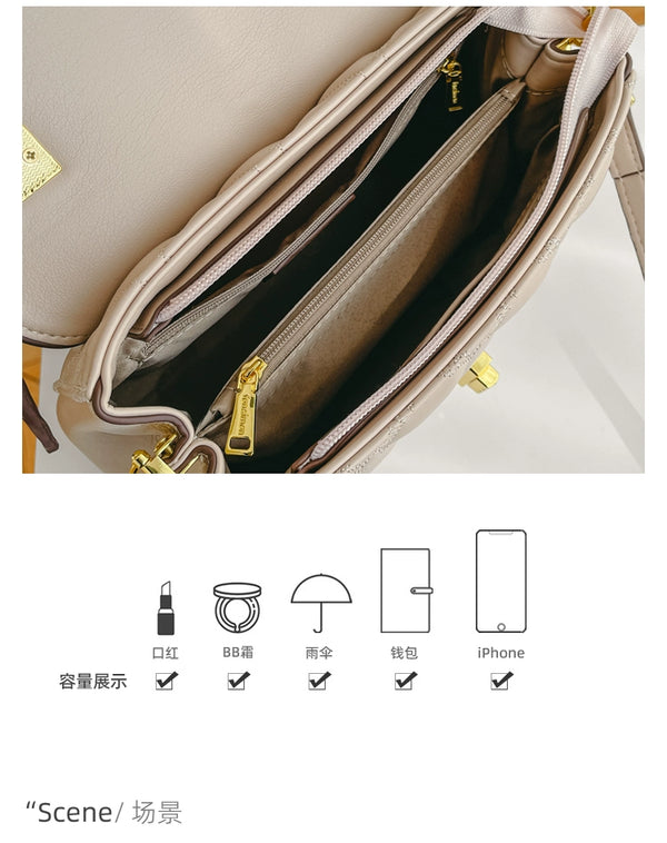 Commuter Women's Bag Minimalist Large Capacity Mom Bag Crossbody Bag Fancy Shoulder Bag Fashion Handbag