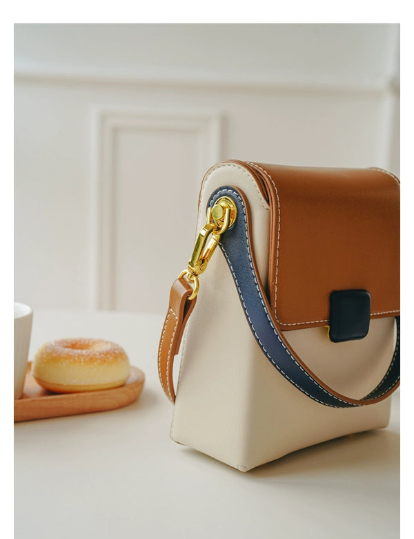 Bag Female Special-Interest Design Contrast Color Crossbody Phone Bag