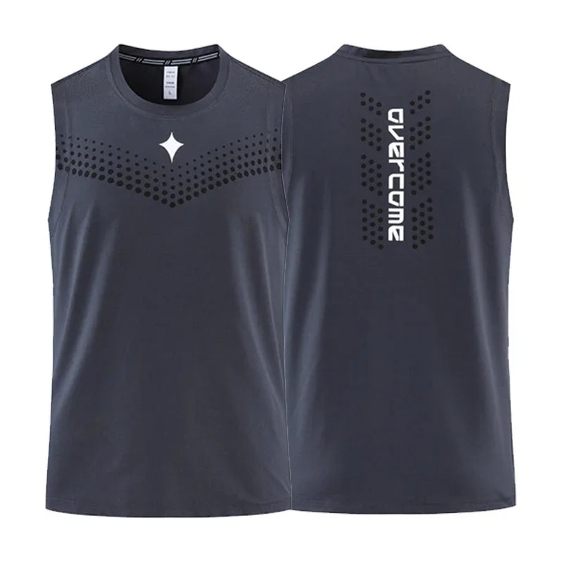 Sleeveless Crew Neck Racerback Running Training Tank Top