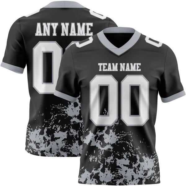 American Football Graphic Short Sleeve Crew Neck Sports T Shirt