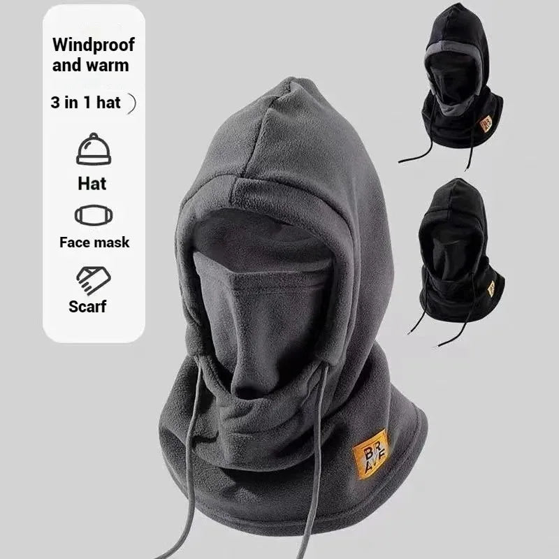 Drawstring Balaclava Hood with Head and Neck Coverage