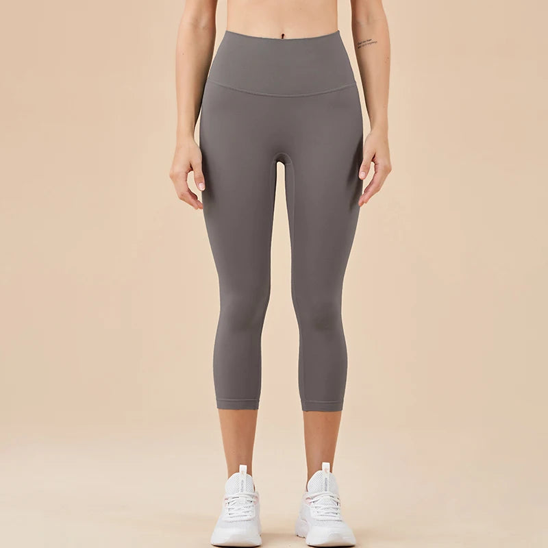 Women's High Waist Capri Leggings For Workout Outfits