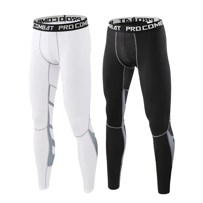 Men's Fitted Training Leggings for Gym and Running
