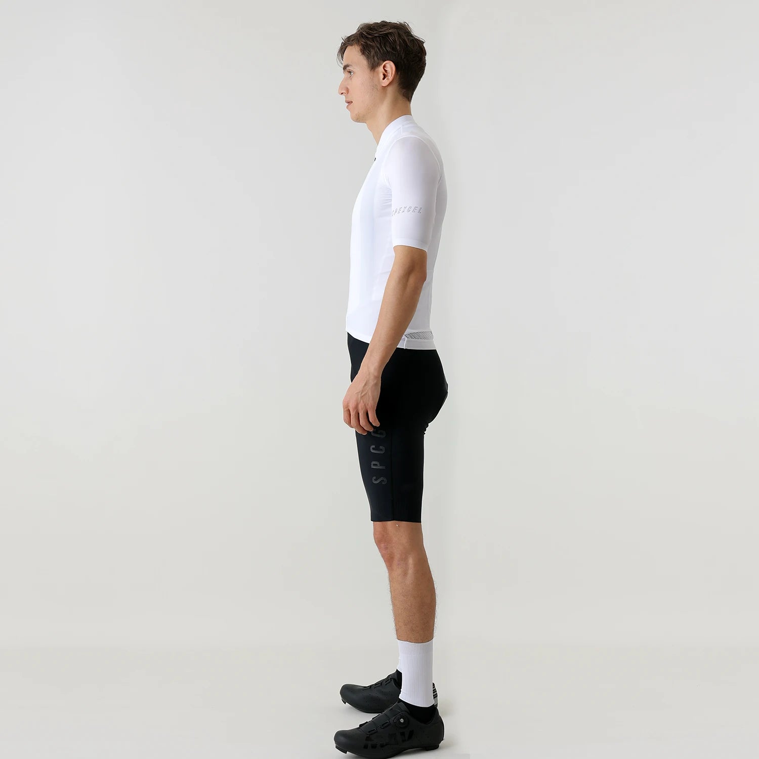 Men's Short Sleeve Zip-Front Cycling Jersey for Summer Road Bike Rides