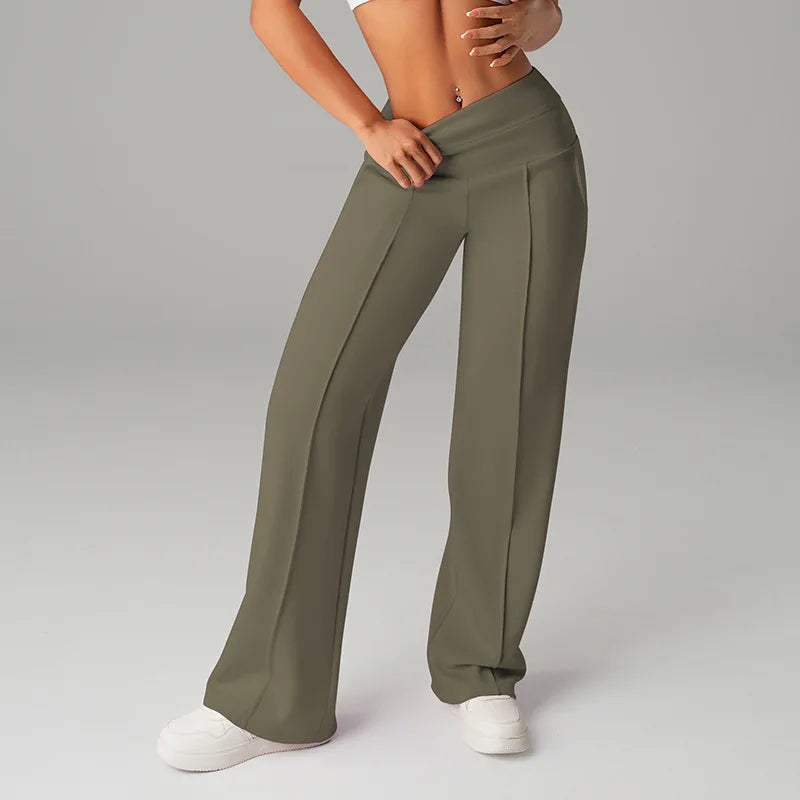 Women's Loose Wide Leg Yoga Pants For Workout Outfits