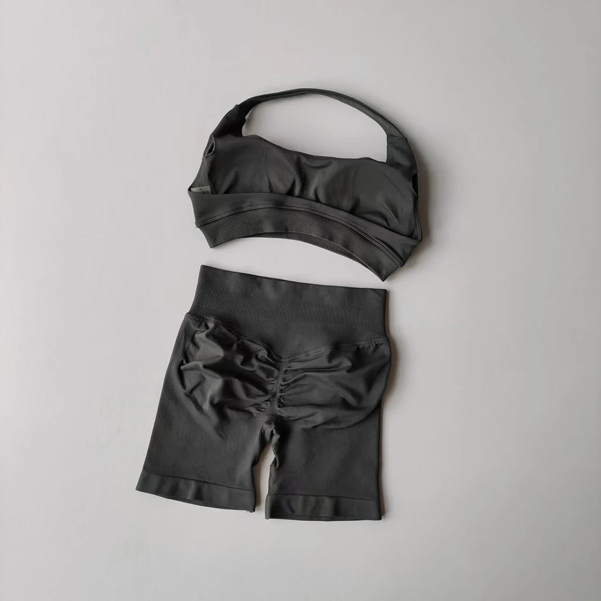 Women's Halter Tank And Shorts Yoga Set For Workout Outfits