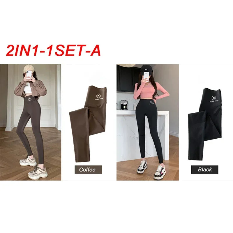 Women's High Waist Full Length Leggings For Workout Outfits